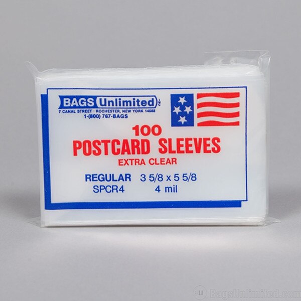REGULAR Postcard 4 mil Polyethylen